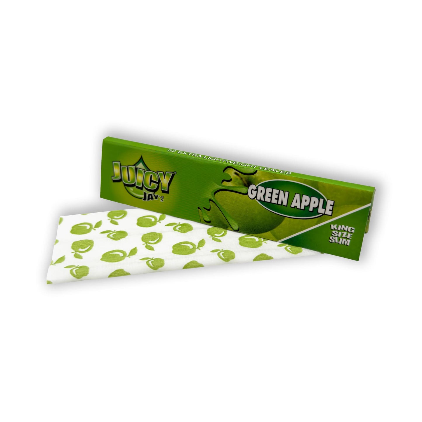 Juicy Jay's Green Apple Papers mit frischem Apfeldesign