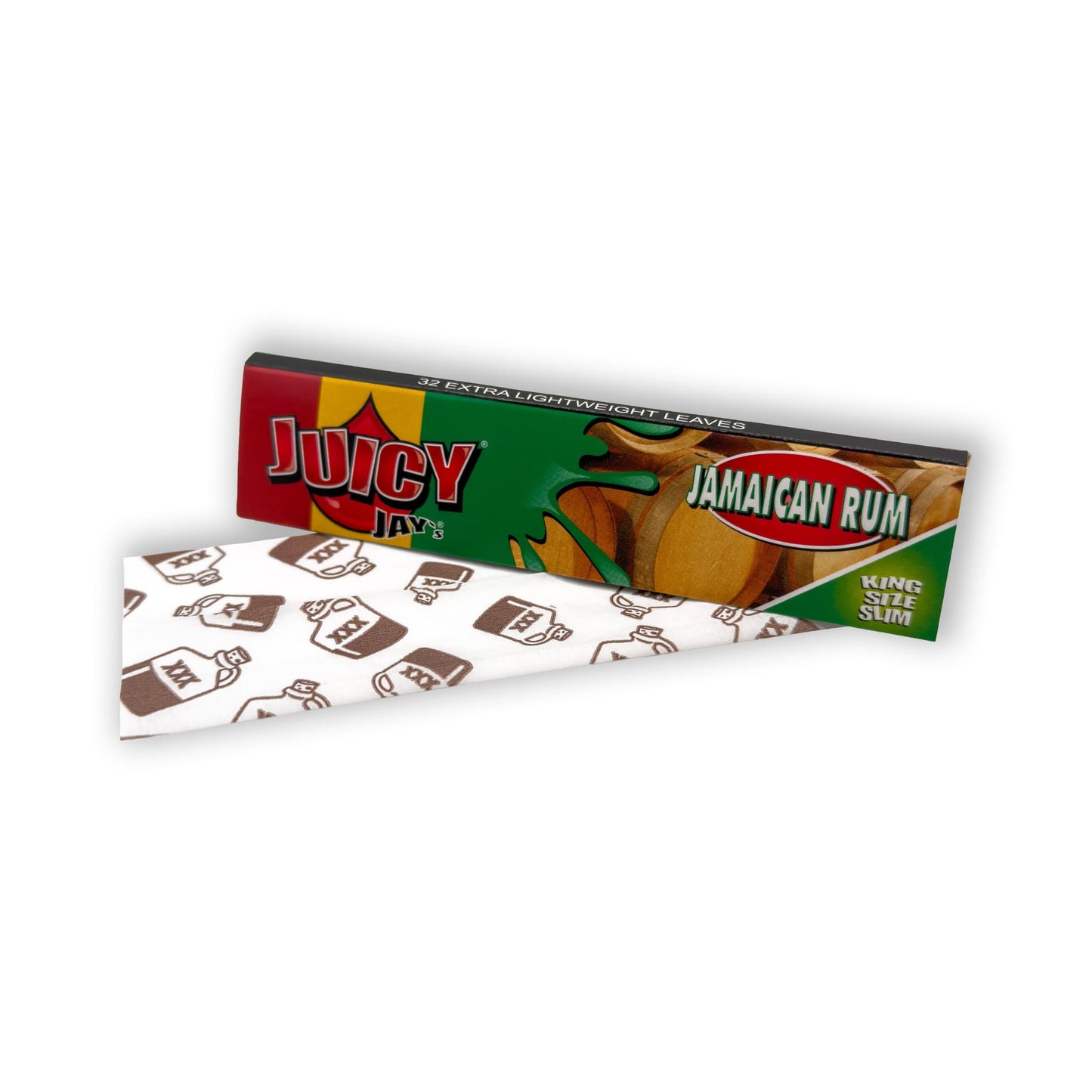 Juicy Jay's Jamaican Rum Papers mit karibischem Rum-Design