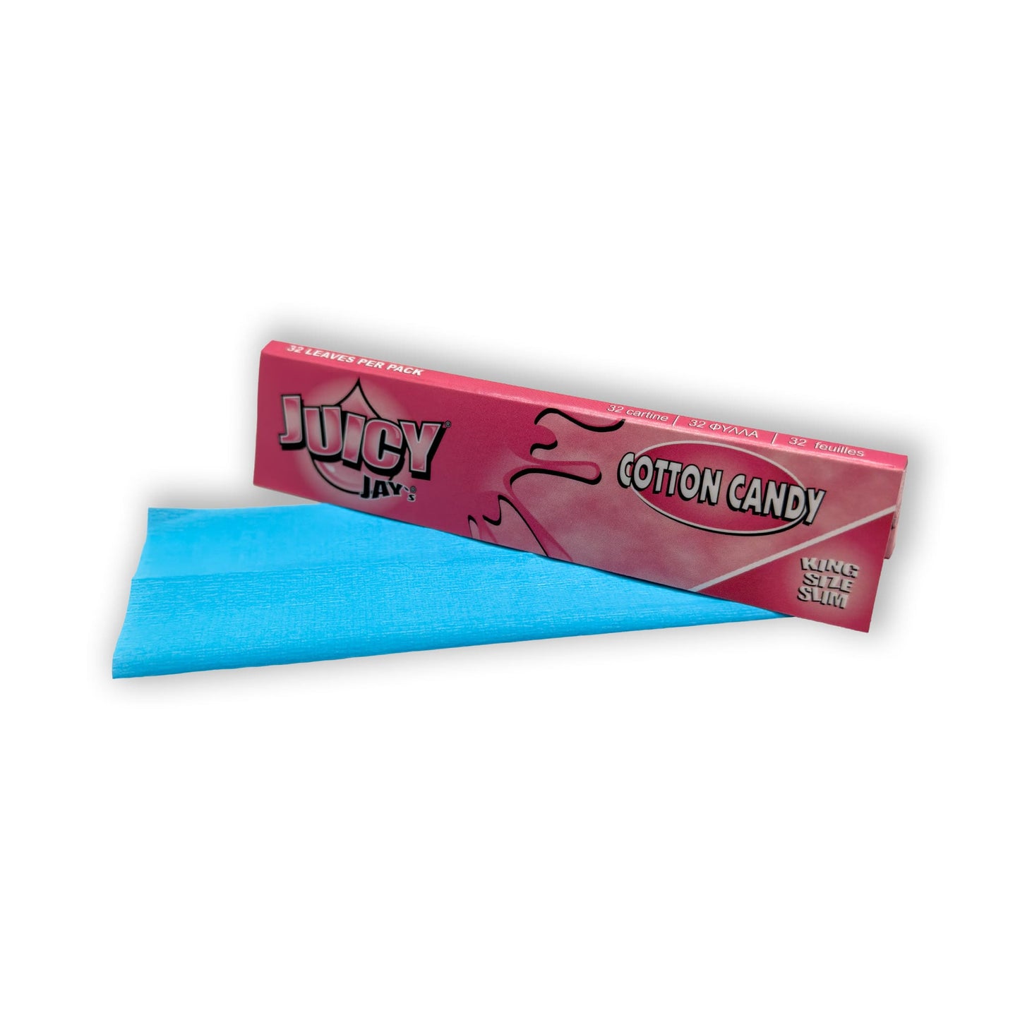 Juicy Jay's Cotton Candy Papers mit süßem Zuckerwatte-Design