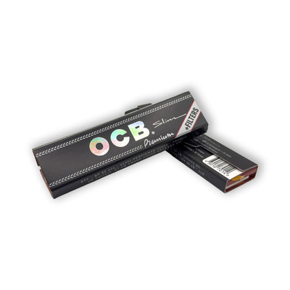 OCB Premium Slim Long Papers mit Filter Tips und elegantem Design